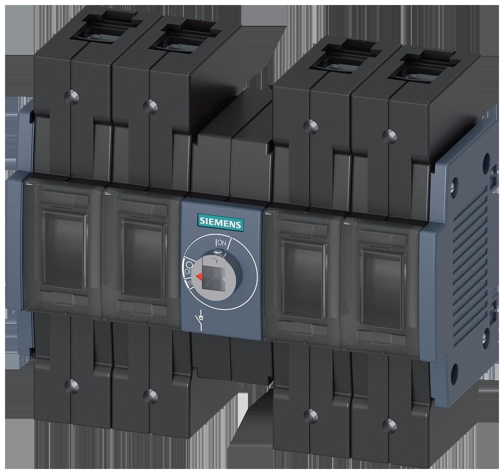 SIEMENS - INTERRUPTOR-SECCIONADOR 200A, TAMANO 2, 3 POLOS ACCTO. FRONTAL A IZDA. UNIDAD BASE SIN MANETA CONEXI