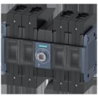 SIEMENS - INTERRUPTOR-SECCIONADOR 200A, TAMANO 2, 3 POLOS ACCTO. FRONTAL A IZDA. UNIDAD BASE SIN MANETA CONEXI
