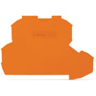 WAGO - Placa final intermedia Serie 2000 69,7mm naranja
