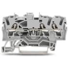 WAGO - Borna con diodo Serie 2002 3 conductores 1N4007 bipolar