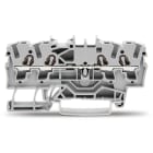 WAGO - Borna paso Serie 2002 4 conductores 70mm gris