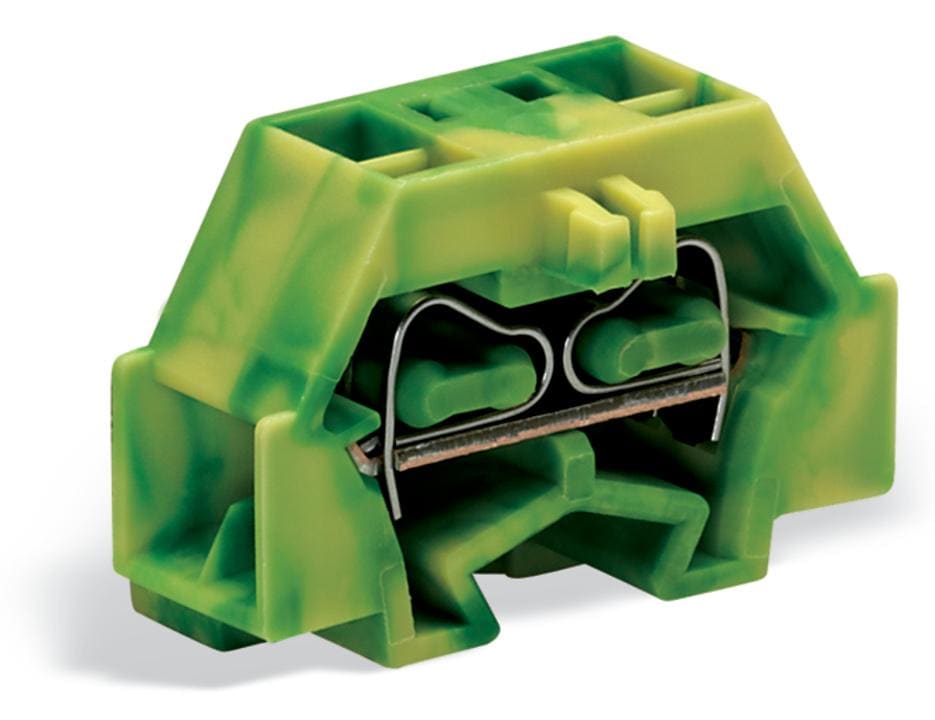 WAGO - Borna Serie 260 4 conductores verde amarillo