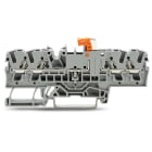WAGO - Borna seccionable medida Serie 2002 4 conductores gris