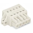 WAGO - Conector H Serie 721 conexión CAGE CLAMP + brida 5mm 5P