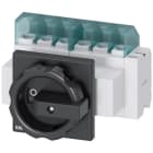 SIEMENS - Interruptor principal 6 polos 1NA+1NC frontal 4 taladros negro