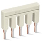 WAGO - Peine puente 2002 5P 25A 4x25 gris claro