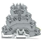 WAGO - Borne Serie 2002 con portaetiquetas L1-L2-L3 PE gris
