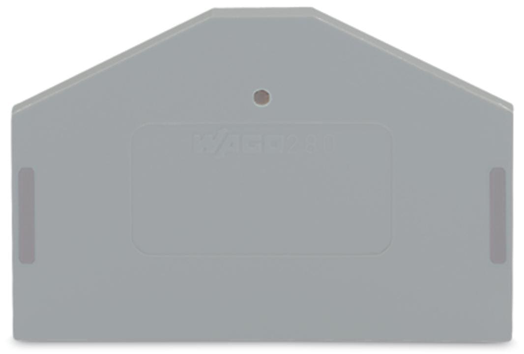 WAGO - Placa final intermedia Serie 280 50,5mm gris