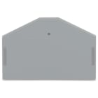 WAGO - Placa final intermedia Serie 280 50,5mm gris