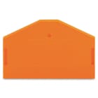 WAGO - Placa final intermedia Serie 280 50,5mm naranja
