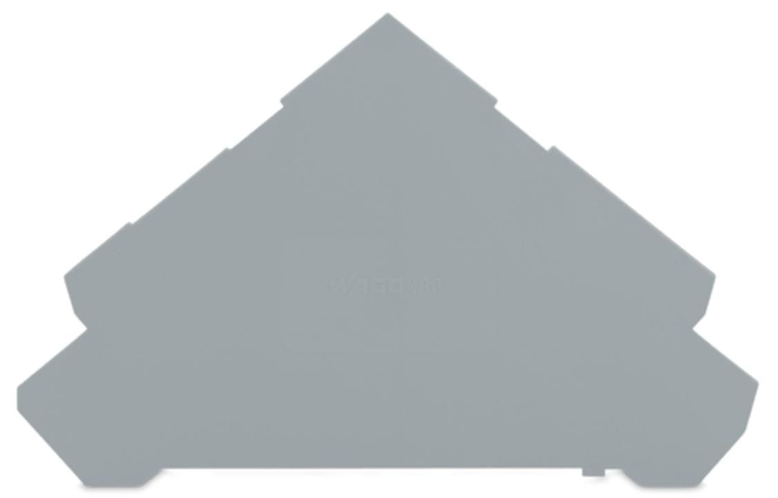 WAGO - Placa final intermedia Serie 280 90,5mm gris