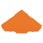 WAGO - Placa final intermedia Serie 280 80mm naranja