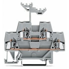 WAGO - Borna doble piso 2,5mm² 64mm gris