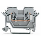 WAGO - Borna gris 2,5mm² 2 conductores marcador lateral