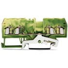 WAGO - Borna tierra Serie 280 4 conductores verde amarillo