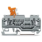 WAGO - Borne seccionable medida Serie 280 2 conductores gris naranja