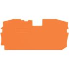 WAGO - Placa final intermedia Serie 2016 70mm naranja