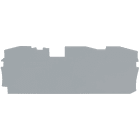 WAGO - Placa final intermedia Serie 2016 92mm gris