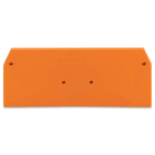 WAGO - Placa Serie 281 final intermedia 2,5mm naranja