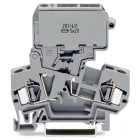 WAGO - Borna gris 4mm² portafusible
