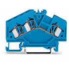 WAGO - Borna paso Serie 281 3 conductores 61,5mm azul