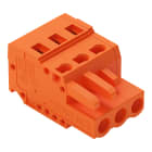 WAGO - Conector H conexión CAGE CLAMP 5,08mm 3P naranja