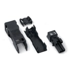 WAGO - Conector H Serie 890 carcasa anti-tirón 2P 3,8-8,2mm negro