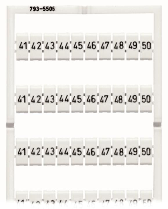 WAGO - Sistema marcaje WMB 5-5,2mm 41-50 (10x)