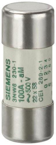 SIEMENS - Fusible cilíndrico 22x58 100A aM