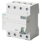 SIEMENS - Interruptor diferencial 5SV 70mm clase-A 4 polos 40A 300mA