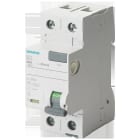SIEMENS - Interruptor diferencial 2P, Tipo A, entrada: 25A, 30mA, Un AC: 24-125V