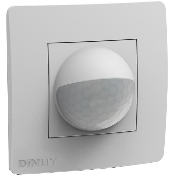 DINUY - Detector de movimiento 180º para caja de mecanismo 2 hilos