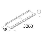 DISANO - CUBIERTA PARA CARRIL 6005 BLANCO