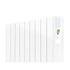 ROINTE - Emisor térmico eléctrico digital SYGMA impar 990W 9 elementos blanco de bajo consumo 575x827x98mm