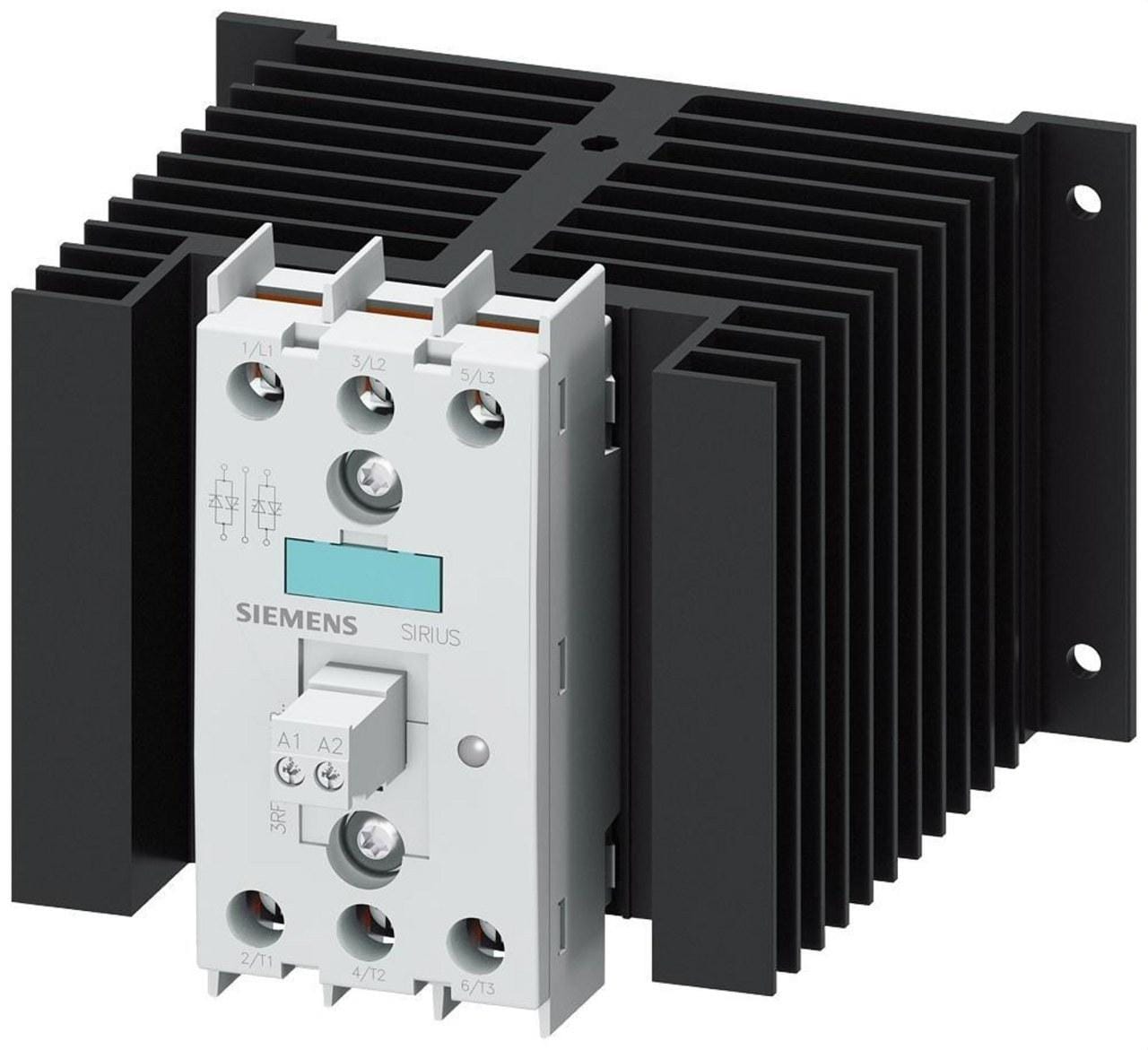 SIEMENS - Contactor estático 3RF2 con mando bifásico 50A