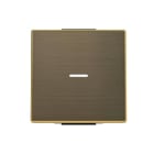 NIESSEN - Tecla interruptor con visor Sky Niessen oro envejecido