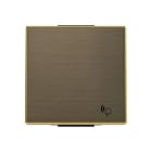 NIESSEN - Tecla pulsador timbre de la serie SKY color oro envejecido