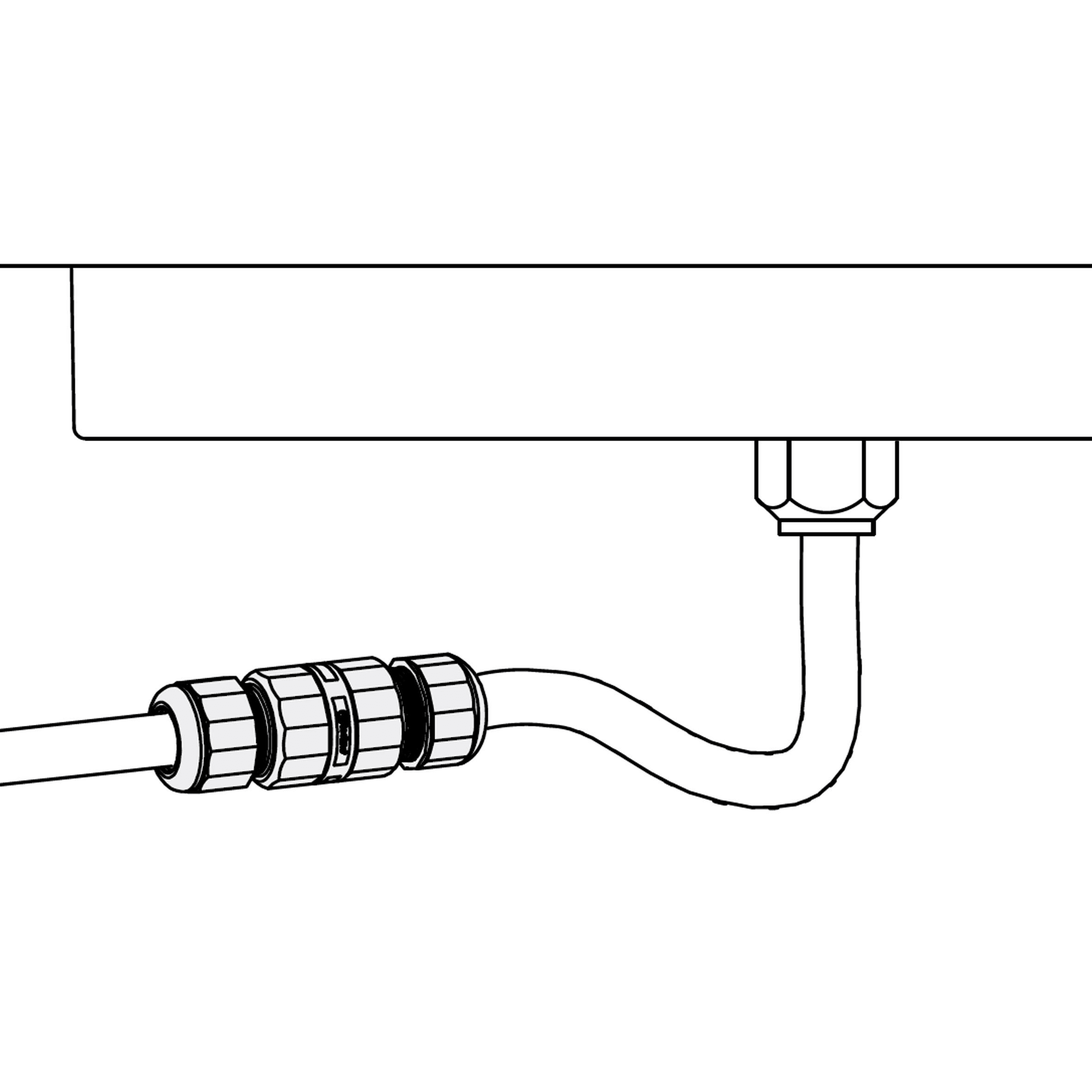 DISANO - Conector 2 polos para proyector 339 negro