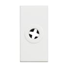 BTICINO - Salida de cables Classia Ø 9mm - Blanco - 1 módulo