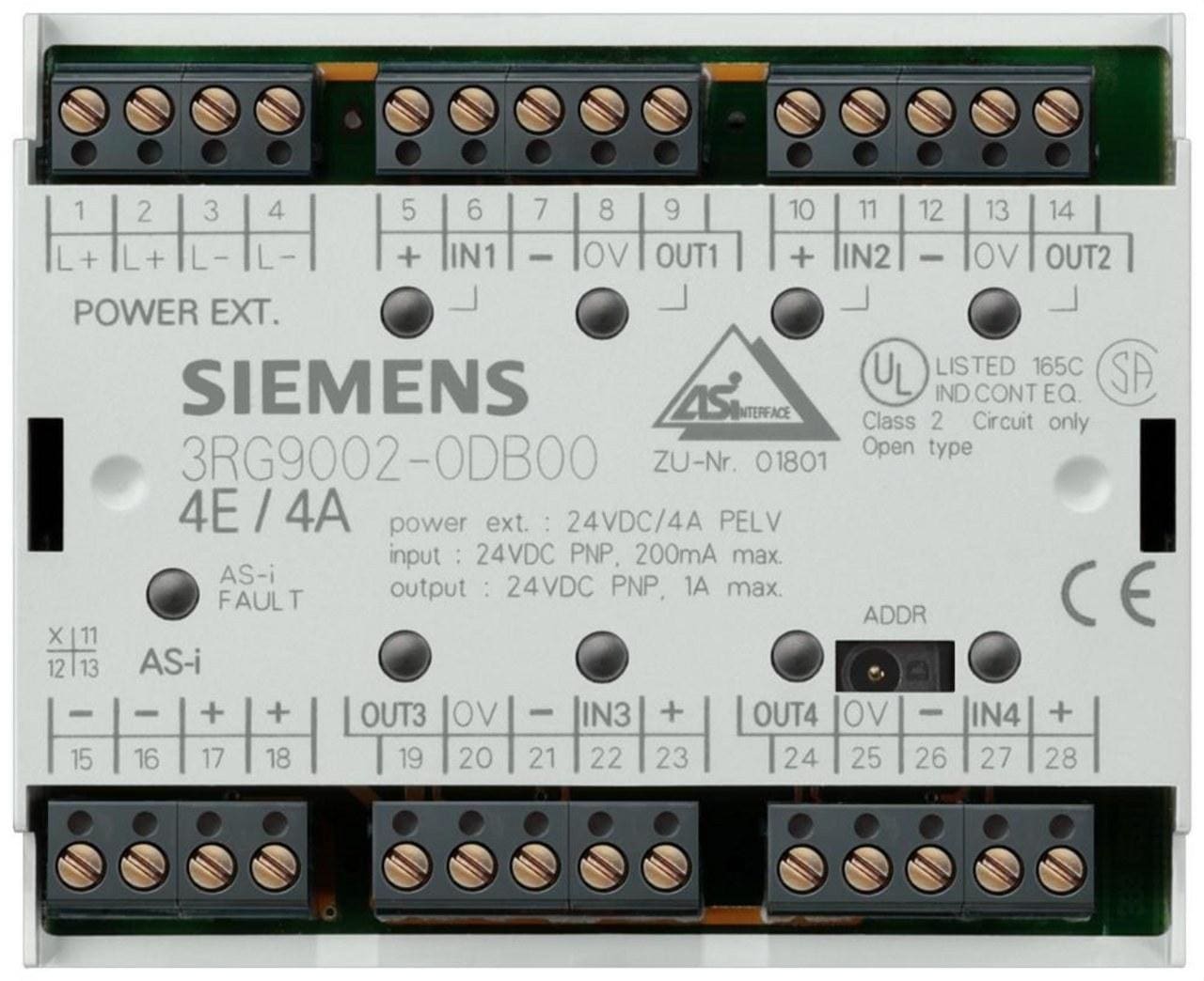 SIEMENS - Módulo E/S 4E/4S 1A conector combinación