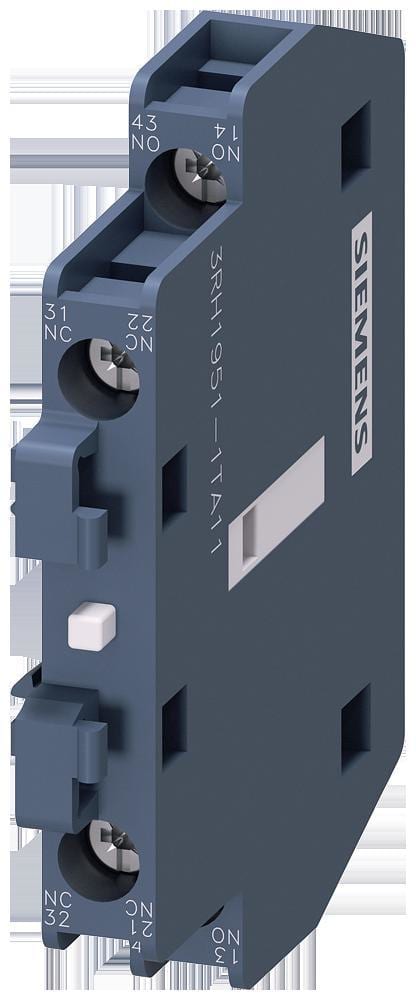 SIEMENS - Bloque de contacto auxiliar para 3RT135, 3RT136, 3RT137 1 NC 1 NO, se puede montar en el lateral, terminal de tornillo