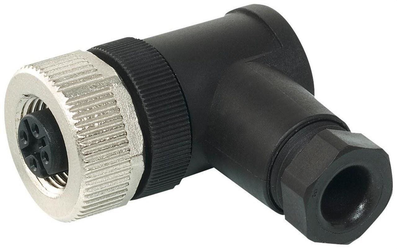 SIEMENS - Conector acodado M12 4 polos borne tornillo