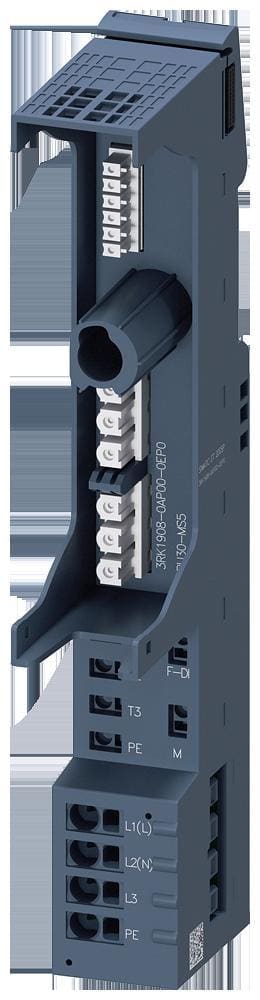 SIEMENS - Unidad base con F-DI para arrancadores ET 200SP con alimentación 500V