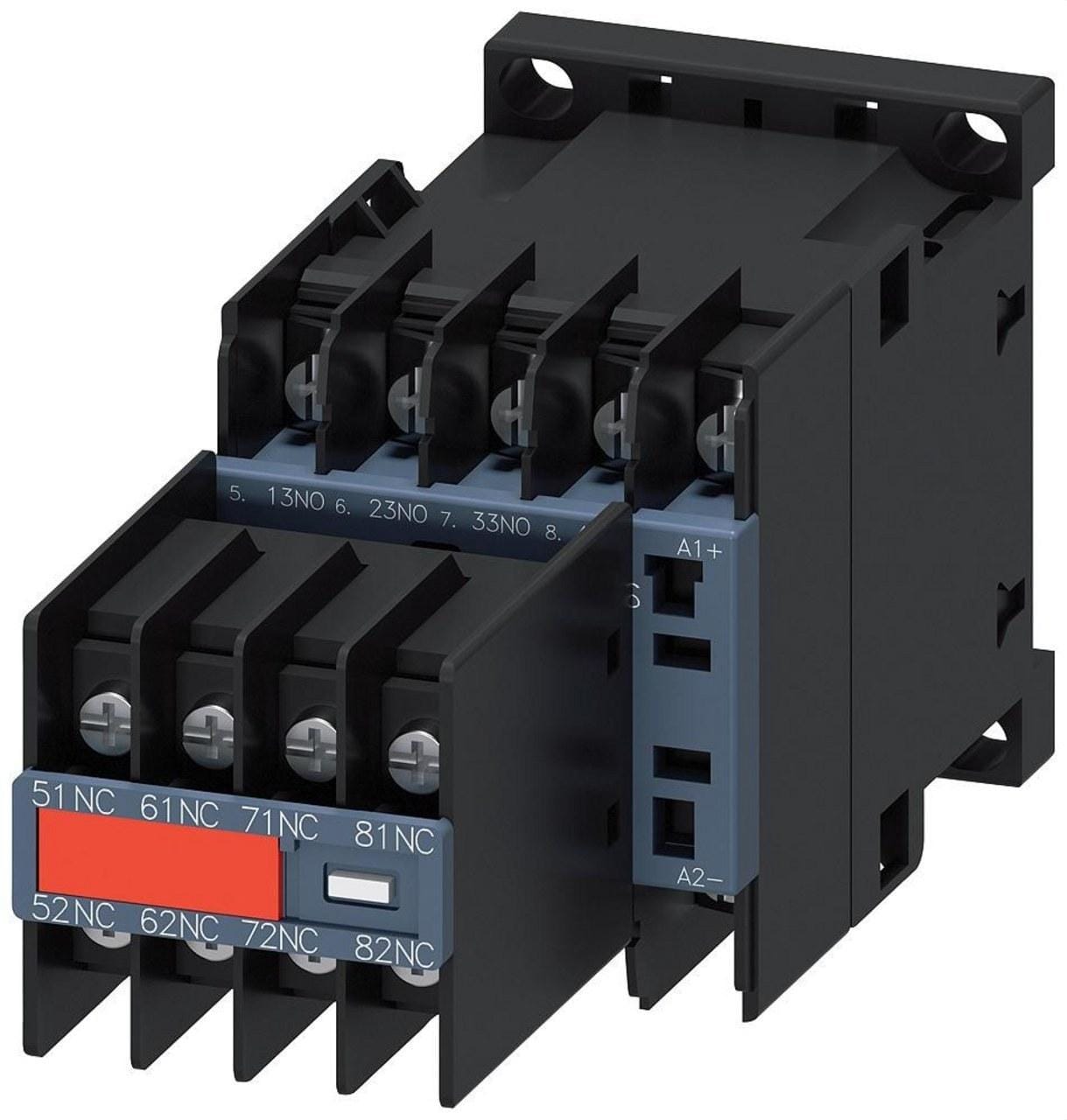 SIEMENS - Contactor auxiliar 4NA+4NC CC 48V tamaño S00 borne tornillo