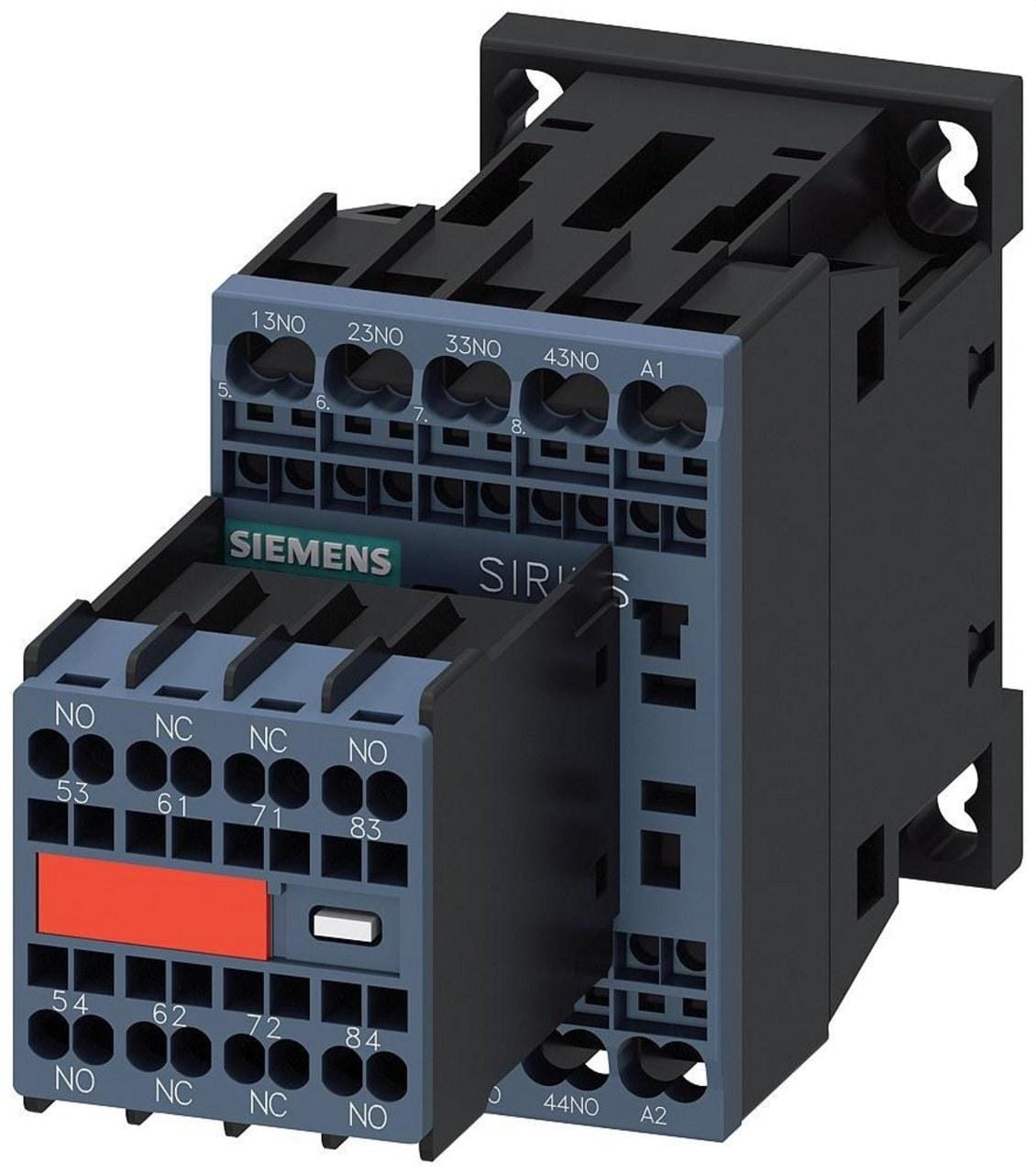 SIEMENS - Contactor auxiliar 6NA+2NC CA 230V S00 resorte