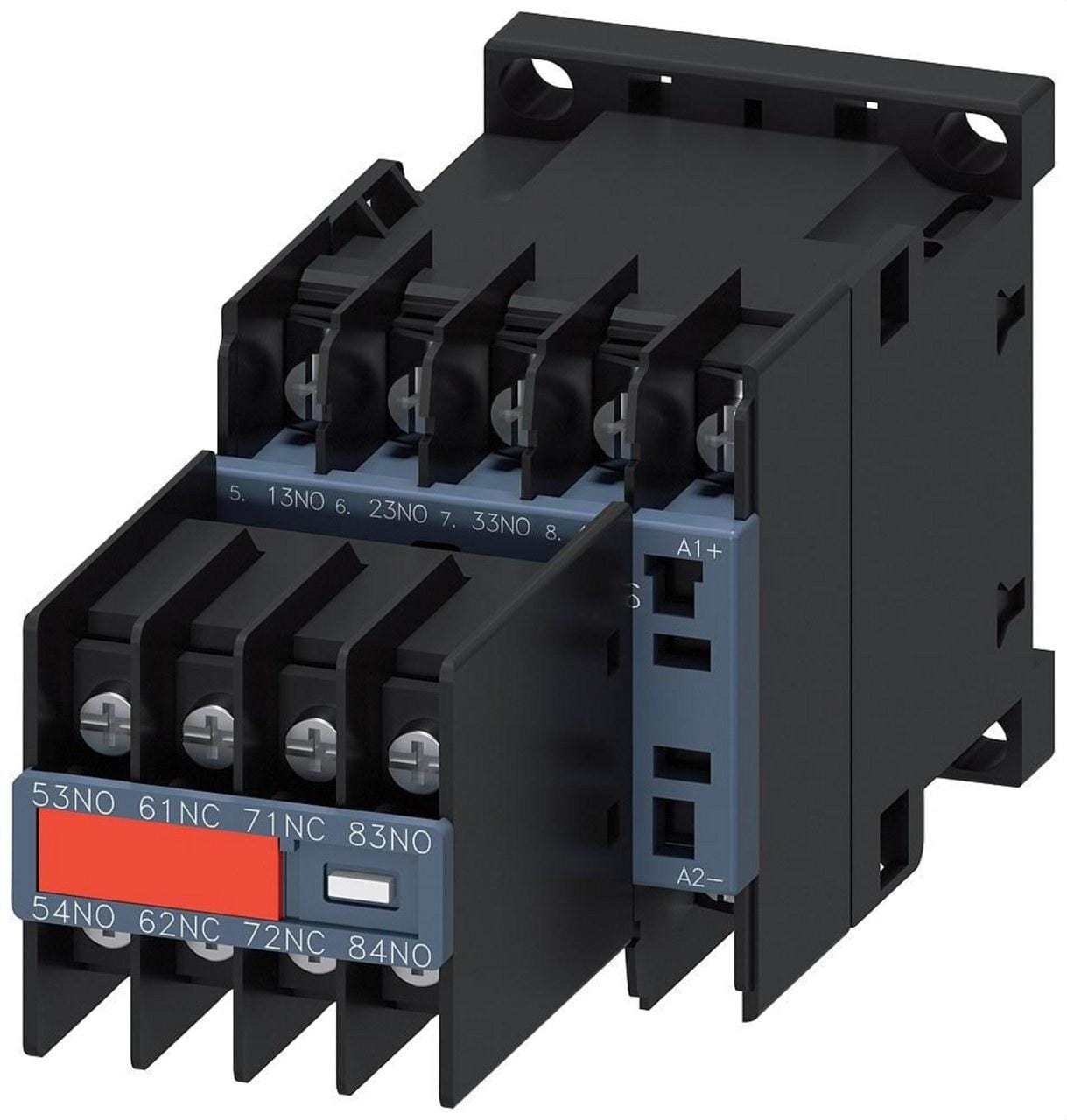 SIEMENS - Contactor auxiliar 6NA+2NC 125V tamaño S00 terminal ojal