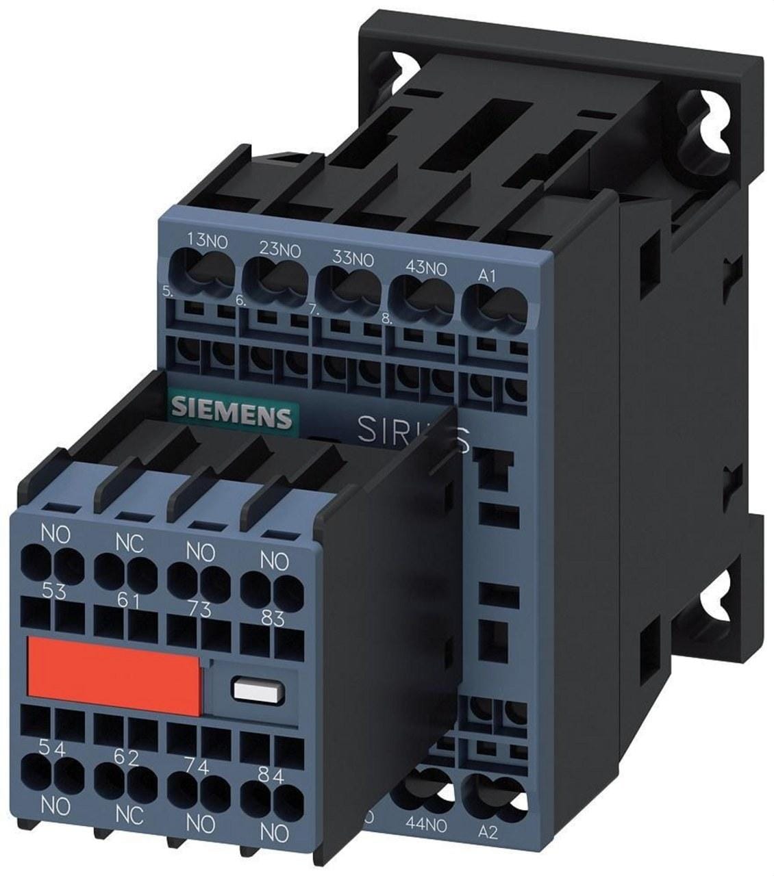 SIEMENS - Contactor auxiliar 7NA+1NC DC 24V S00 borne tornillo