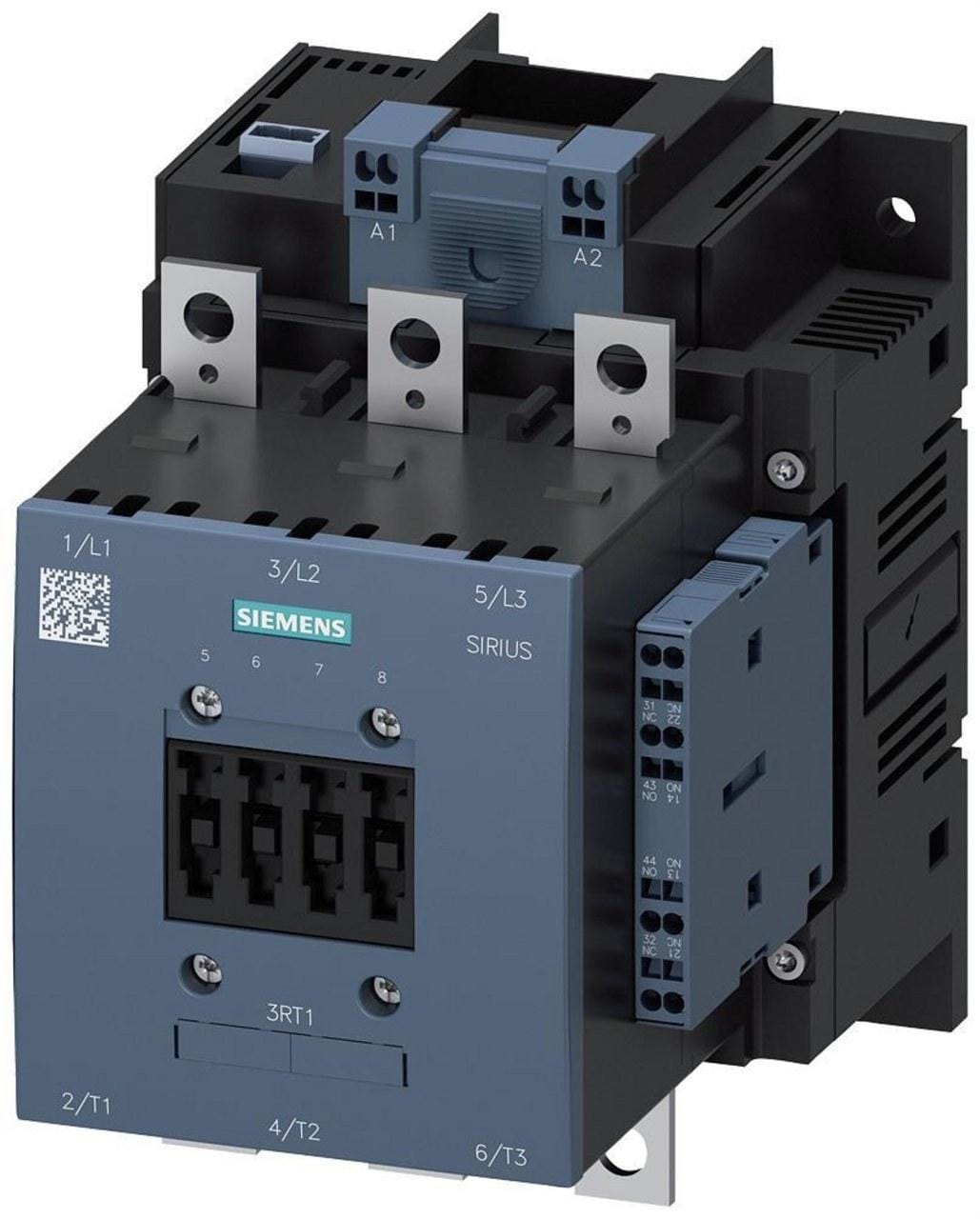 SIEMENS - Contactor 75Kw CA/CC 200-277V 2NA+2NC 3 polos S6