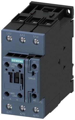 SIEMENS - Contactor 65A 20-33V 30Kw 1NA+1NC borne tornillo