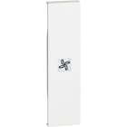 BTICINO - Tecla Living Now - símbolo ventilación - Blanco - 1 módulo